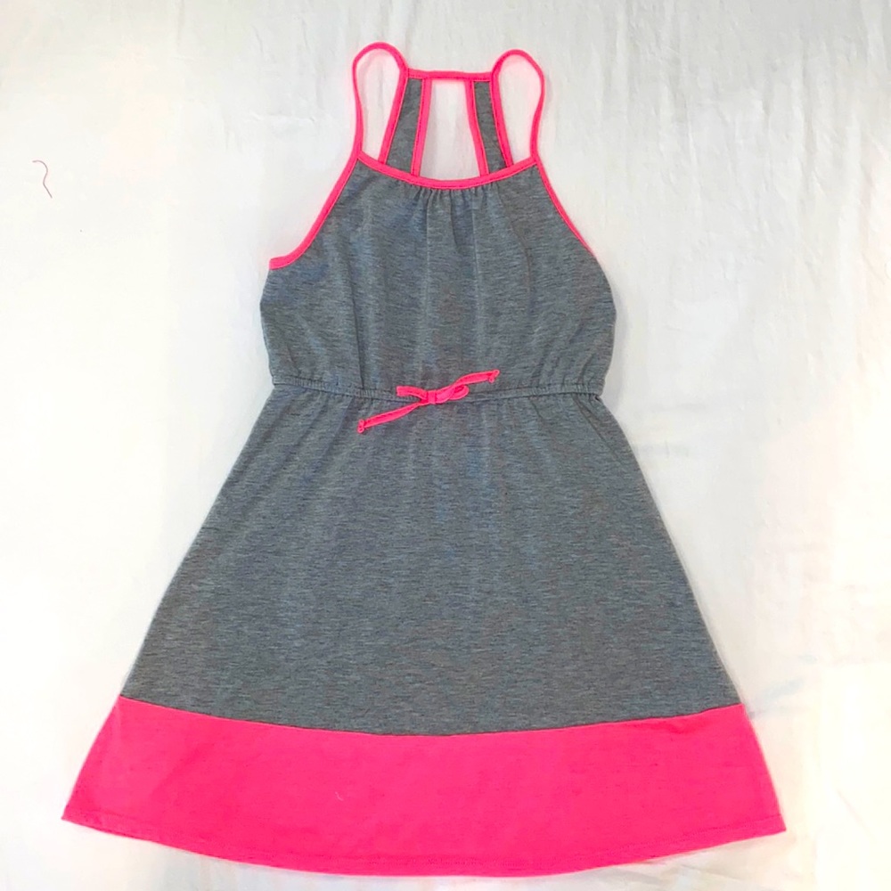 Pink & Violet Grey and Pink Sundress 7/8